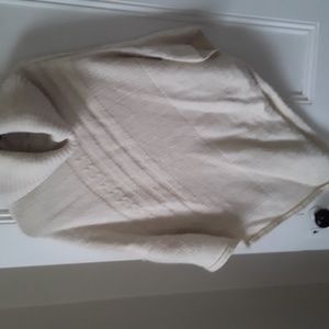 Anthropologie Do Everything in Love Cowl Poncho Sweater Wrap